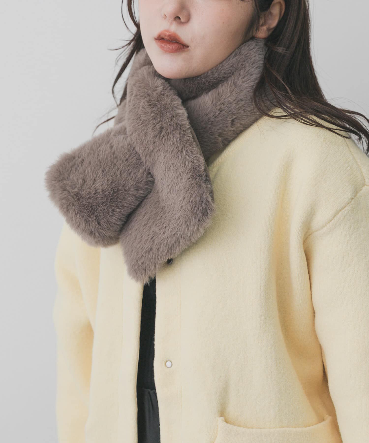 SENSE OF PLACE by URBAN RESEARCH「ボリュームエコファーティペット」|マフラー|モカ