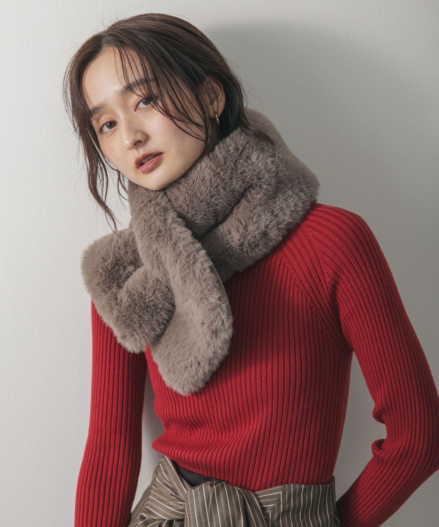 SENSE OF PLACE by URBAN RESEARCH「ボリュームエコファーティペット」|マフラー|