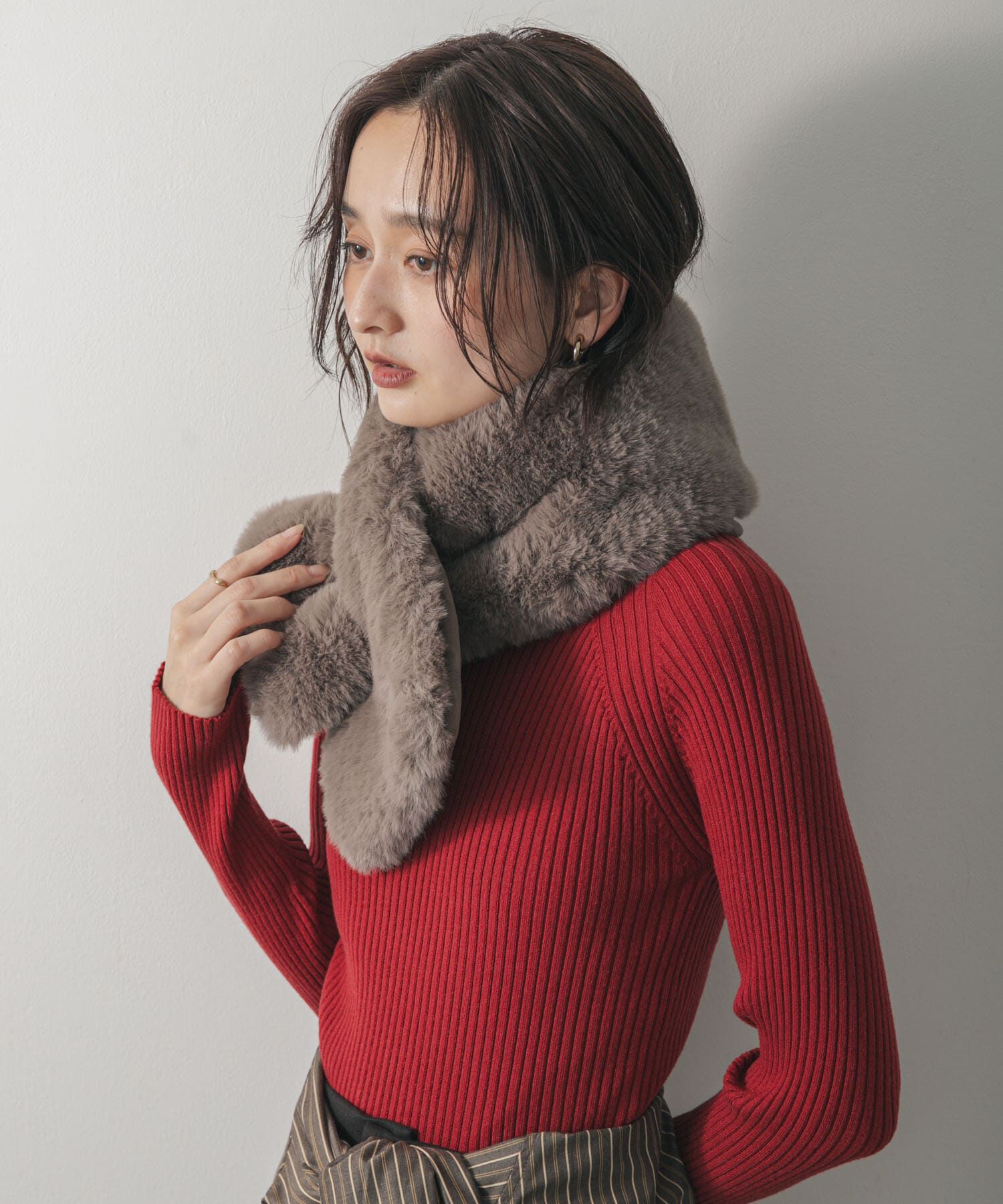 SENSE OF PLACE by URBAN RESEARCH「ボリュームエコファーティペット」|マフラー|