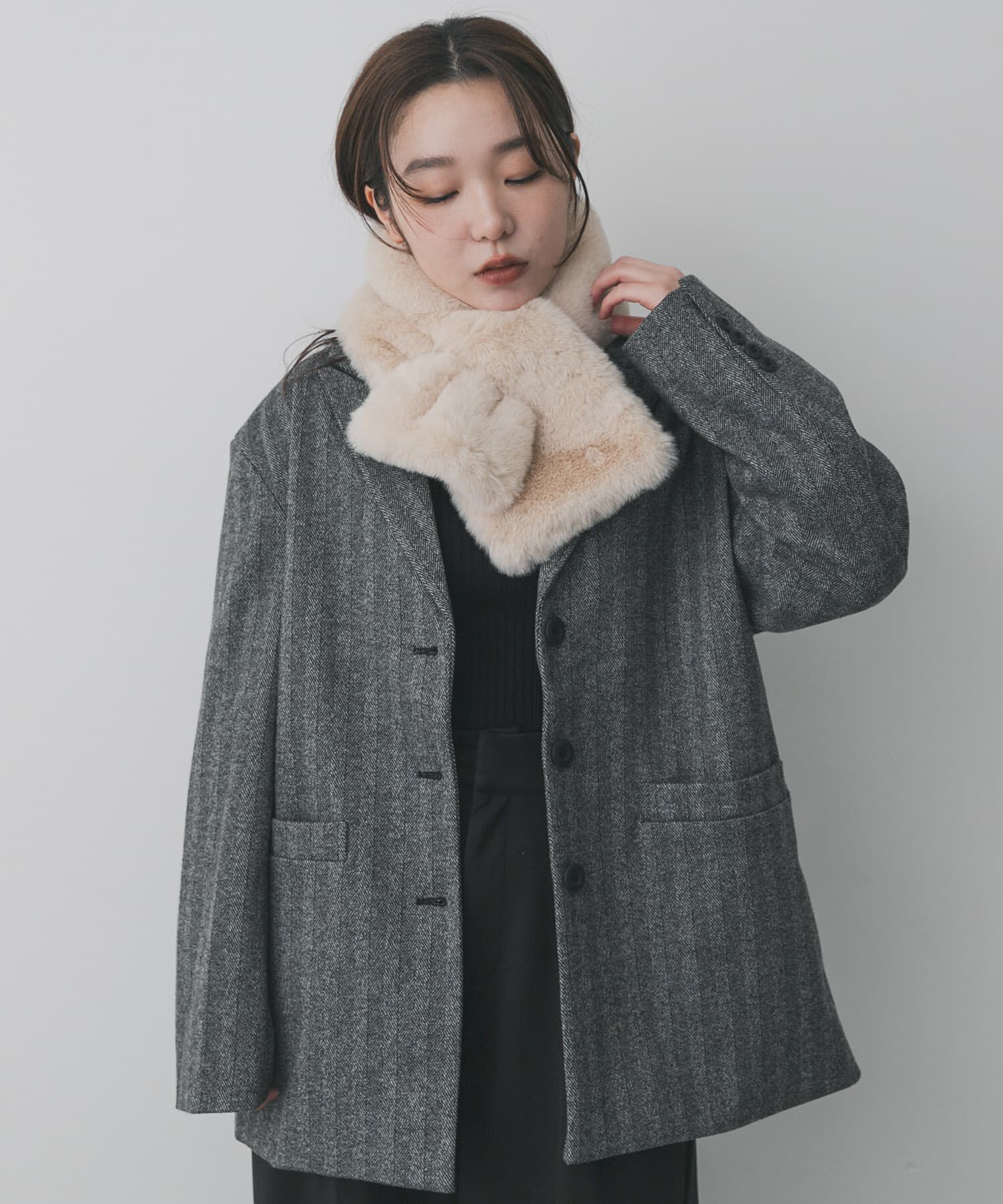 SENSE OF PLACE by URBAN RESEARCH「ボリュームエコファーティペット」|マフラー|