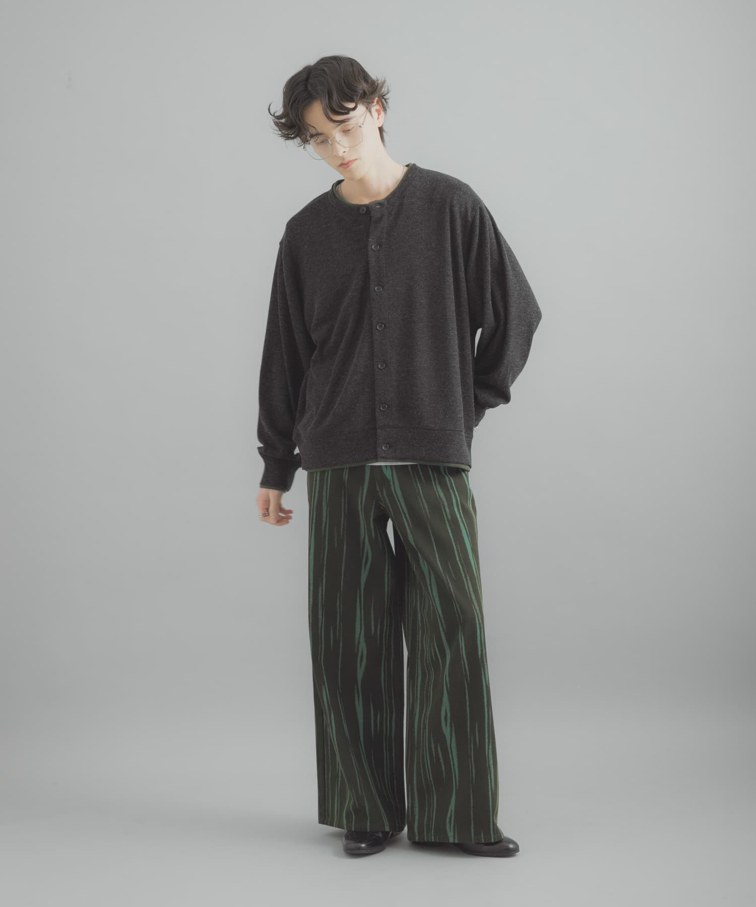 SENSE OF PLACE by URBAN RESEARCH「フェイクレイヤードクルーネックカーディガン」|カーディガン|