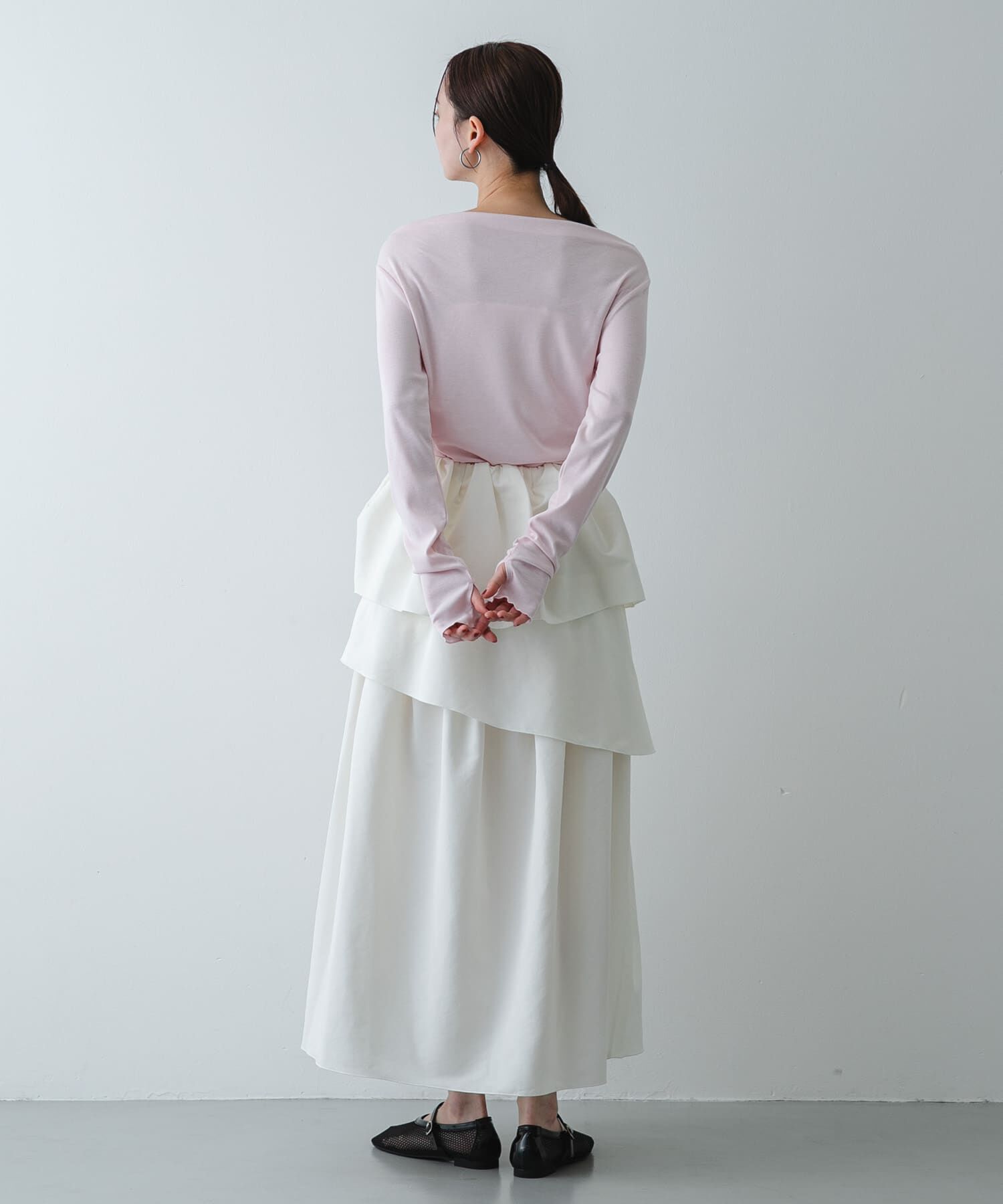SENSE OF PLACE by URBAN RESEARCH「タックボリュームティアードスカート」|スカート|