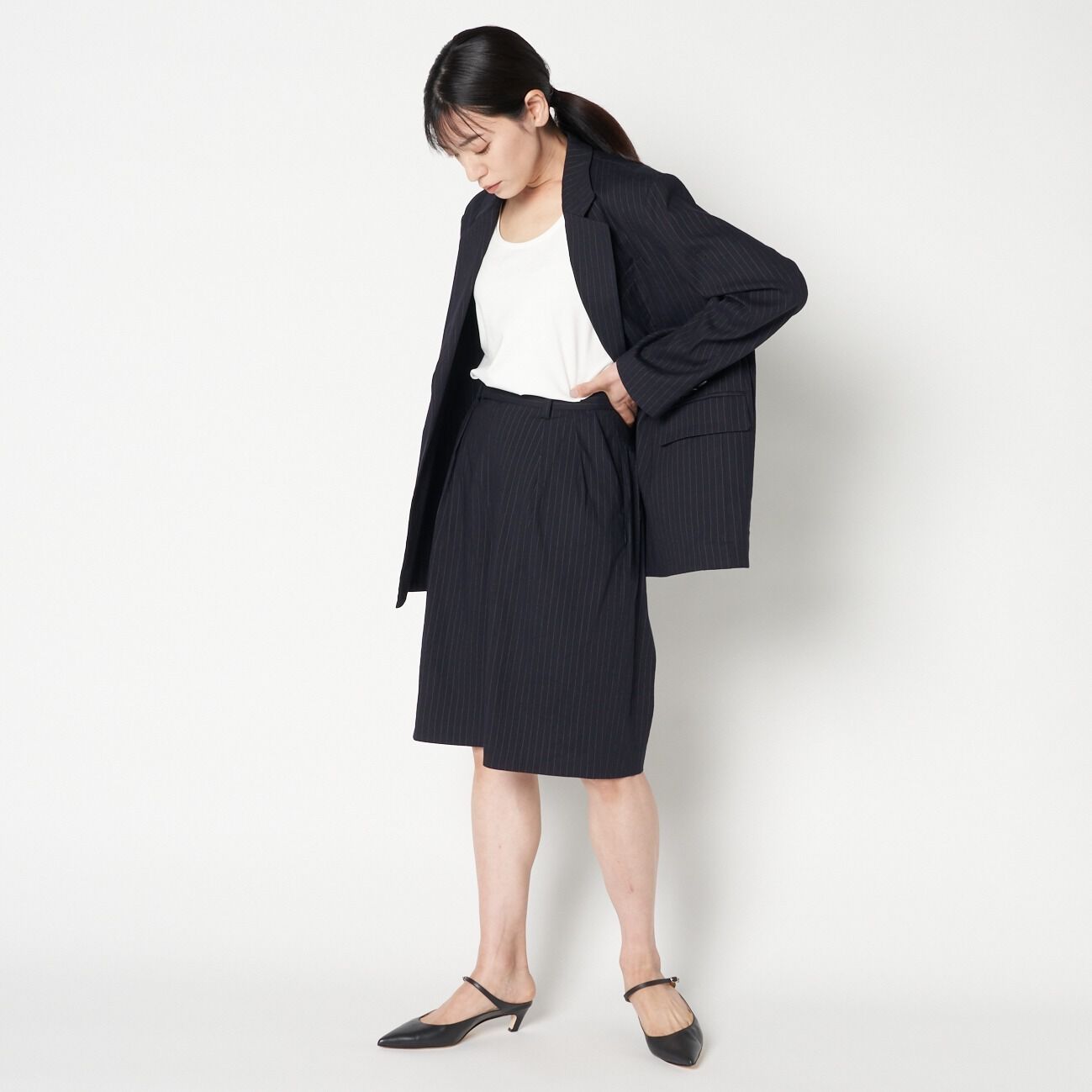 HELIOPOLE「HELIOPOLE the Editor PT(bio linen Bermuda)」|チノ|