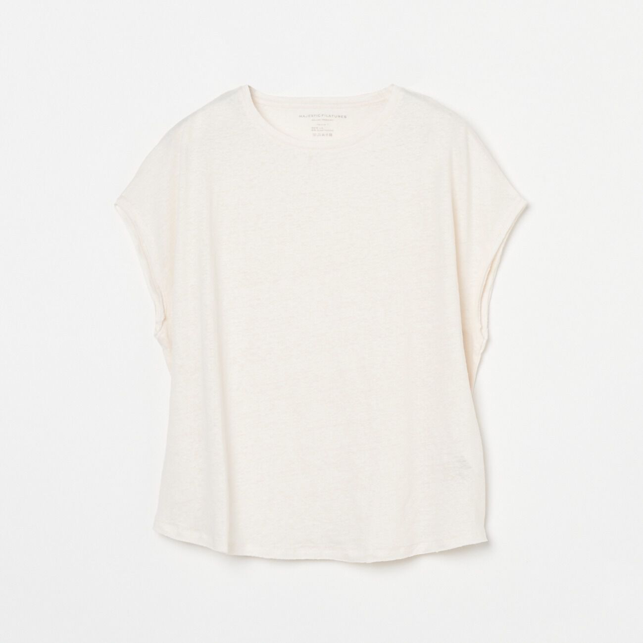  「MAJESTIC FILATURES FRENCH SLEEVE」|Tシャツ・カットソー|アイボリー