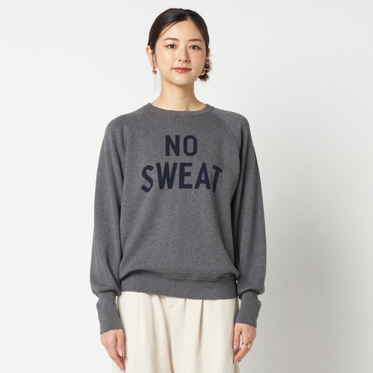 HELIOPOLE「HELIOPOLE DOUBLE JACQUARD LOGO KNIT」|ニット・セーター|