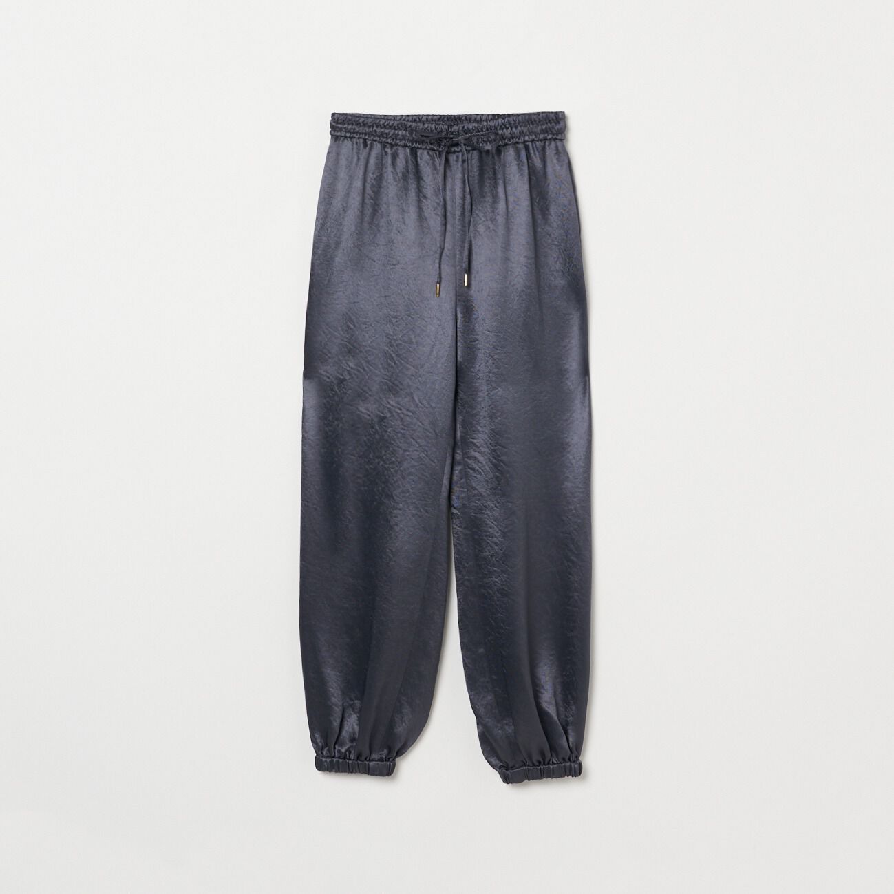 HELIOPOLE「HELIOPOLE SHINY TWILL BALLOON PANTS」|チノ|チャコールグレー