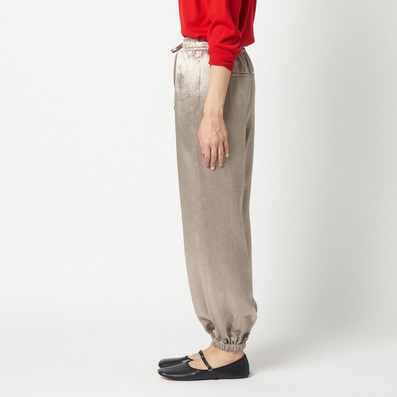 HELIOPOLE「HELIOPOLE SHINY TWILL BALLOON PANTS」|チノ|