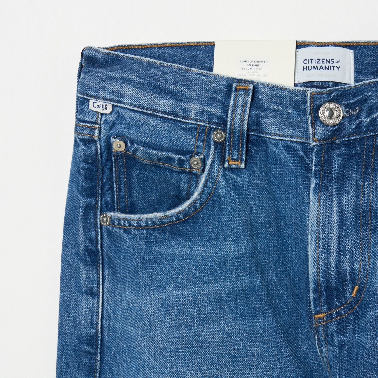  「CITIZENS OF HUMANITY LINDZ LOW RISE EASY STRAIGHT」|チノ|
