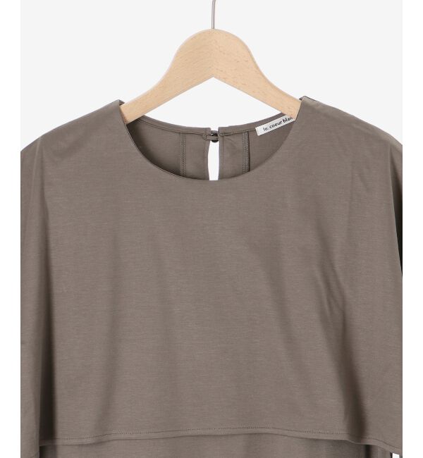 le.coeur blanc「ケープツキワンピース」|ワンピース|