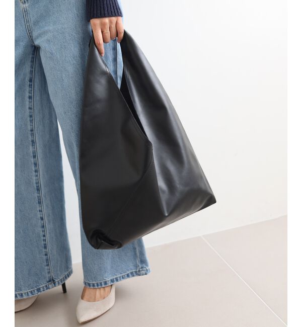 le.coeur blanc「《WEB限定アイテム》メタリックワンショルバッグ」|その他|ブラック