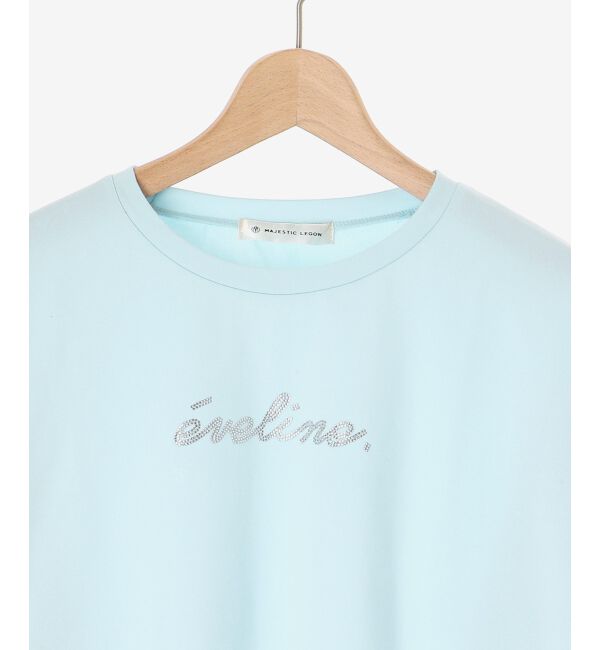 MAJESTICLEGON「ラインストーンロゴロンTee」|Tシャツ・カットソー|