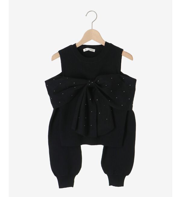  「アソートデザインリボンニットトップス」|ニット・セーター|