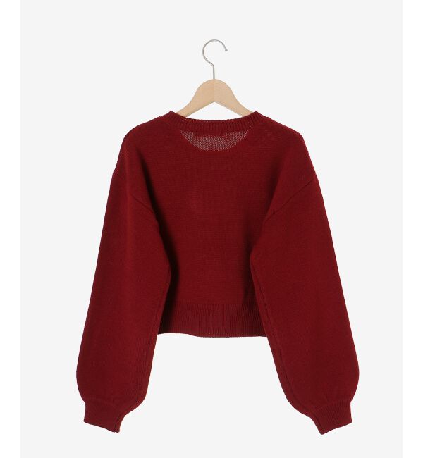  「リボン付きくまちゃんニット」|ニット・セーター|