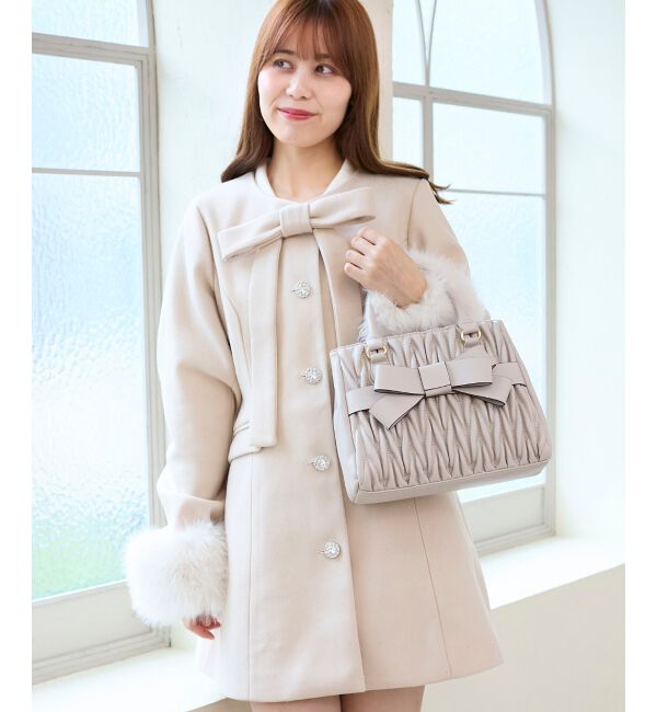  「クラシカルスクエアリボンバッグ」|ショルダー・メッセンジャー|