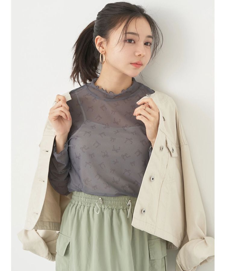 earth music&ecology「アソート柄シアーインナー」|インナー|