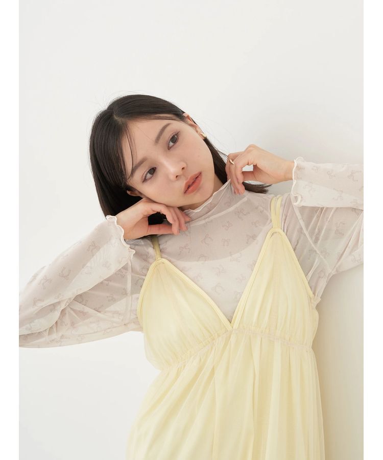 earth music&ecology「アソート柄シアーインナー」|インナー|