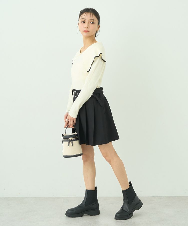 earth music&ecology「ビックカラーオフショルニットプルオーバー」|ニット・セーター|