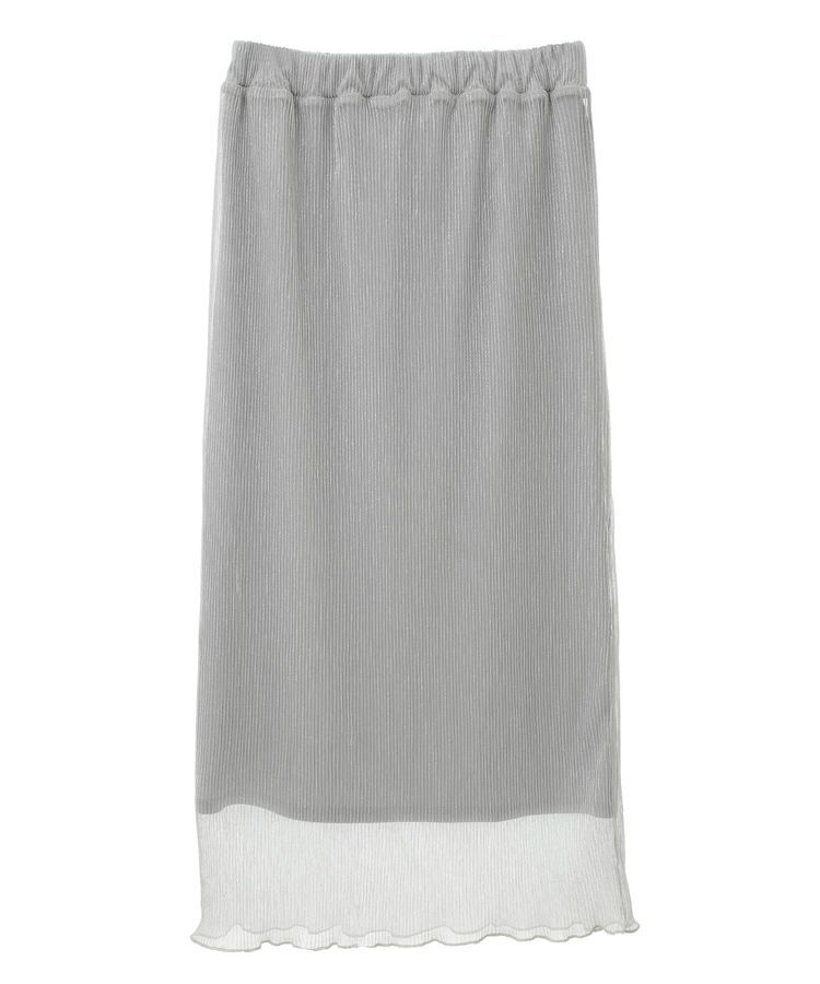 earth music&ecology「シャイニーチュールスカート」|スカート|