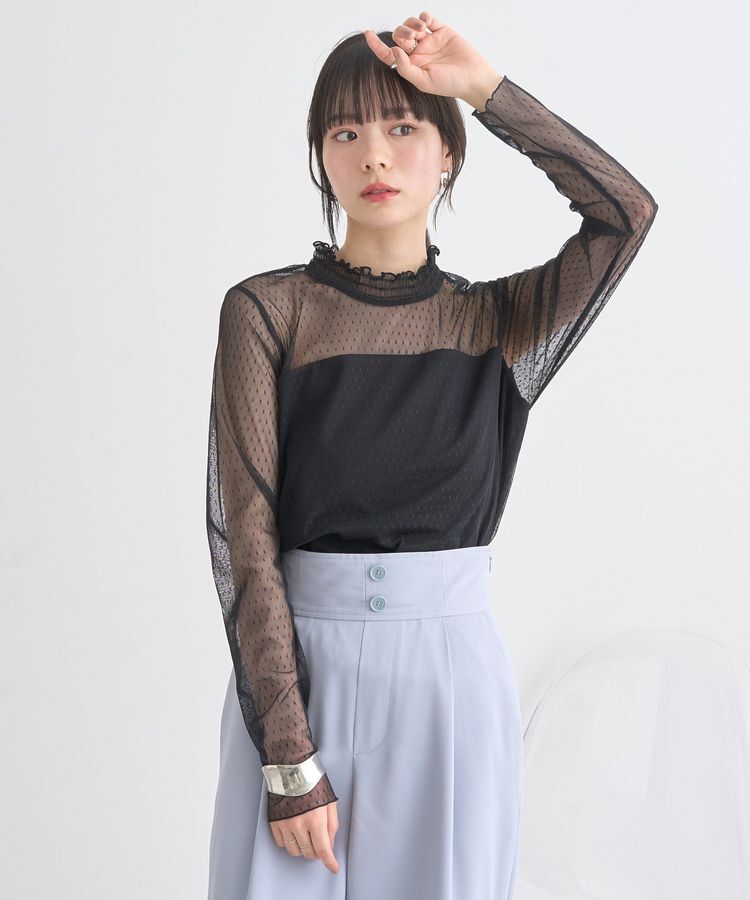 earth music&ecology「ドットチュールドッキングプルオーバー」|Tシャツ・カットソー|