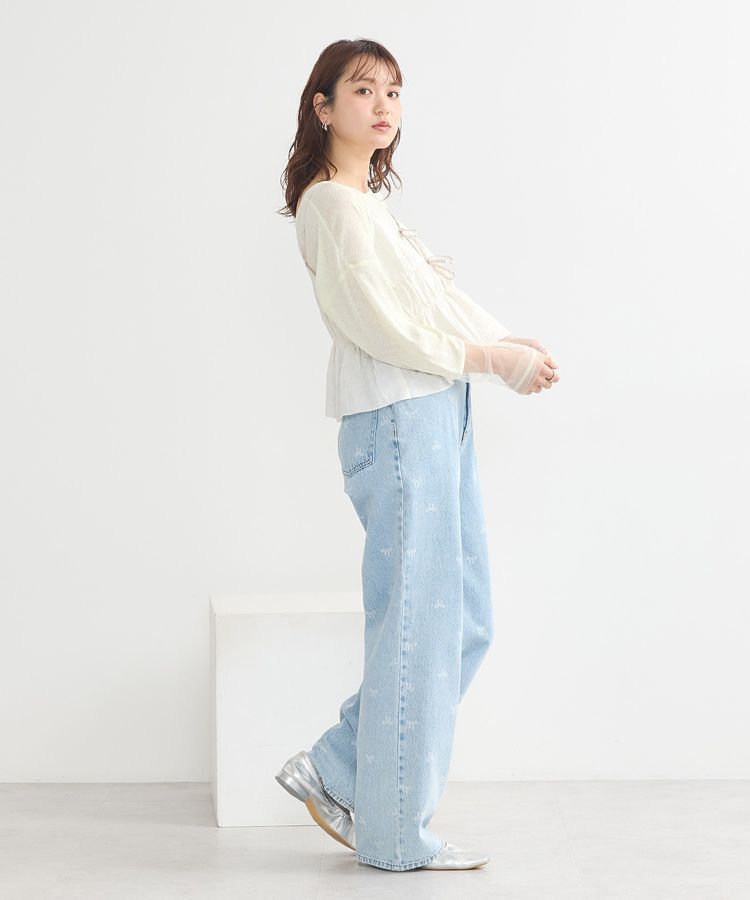 earth music&ecology「ラメシアースリーブプルオーバー」|Tシャツ・カットソー|