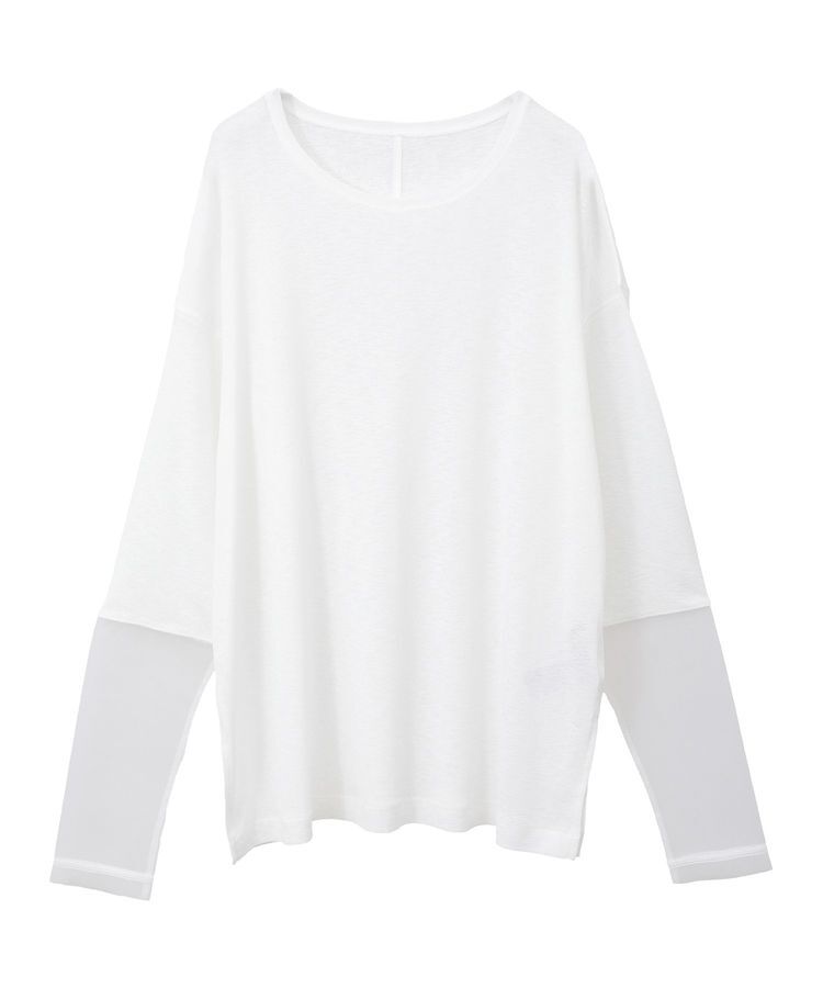 earth music&ecology「ラメシアースリーブプルオーバー」|Tシャツ・カットソー|