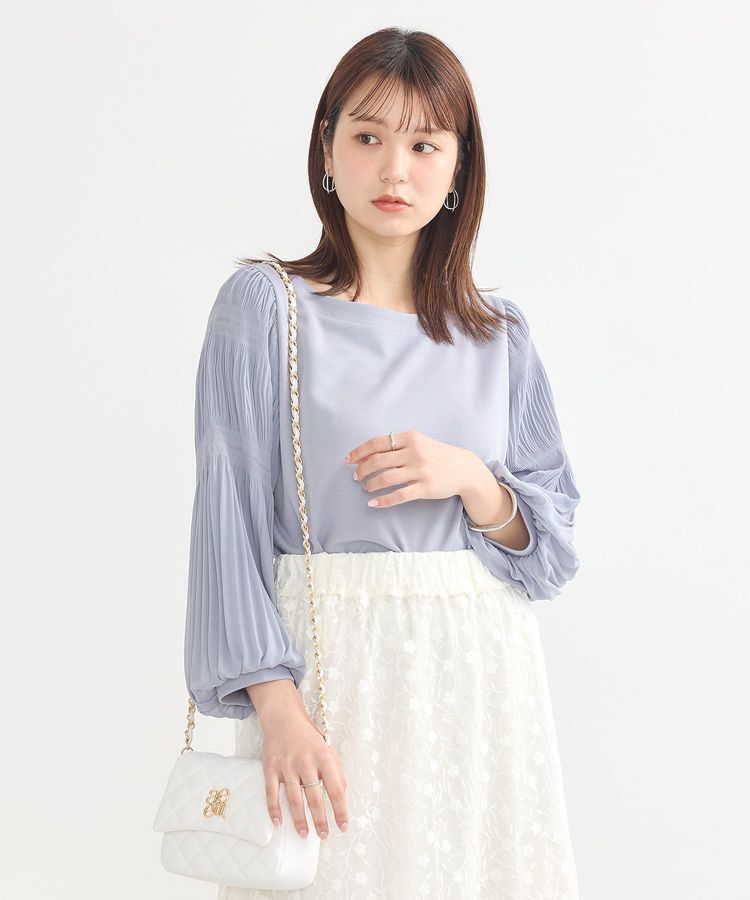 earth music&ecology「マジョリカプリーツプルオーバー」|Tシャツ・カットソー|