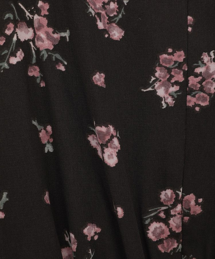 earth music&ecology「レース切替フラワーロングワンピース」|ワンピース|