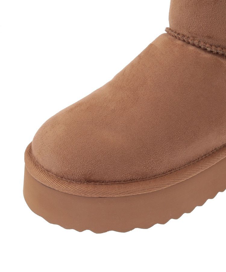 earth music&ecology「ORiental TRaffic ムートンタッチブーツ」|ショートブーツ|