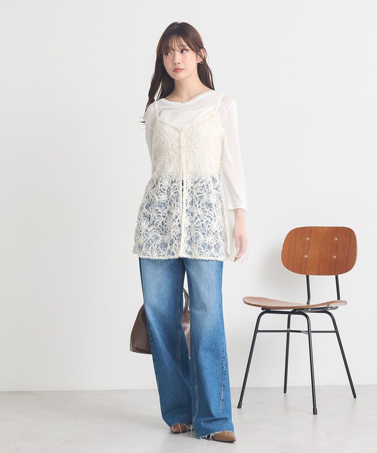 earth music&ecology「シアースリーブプルオーバー」|Tシャツ・カットソー|