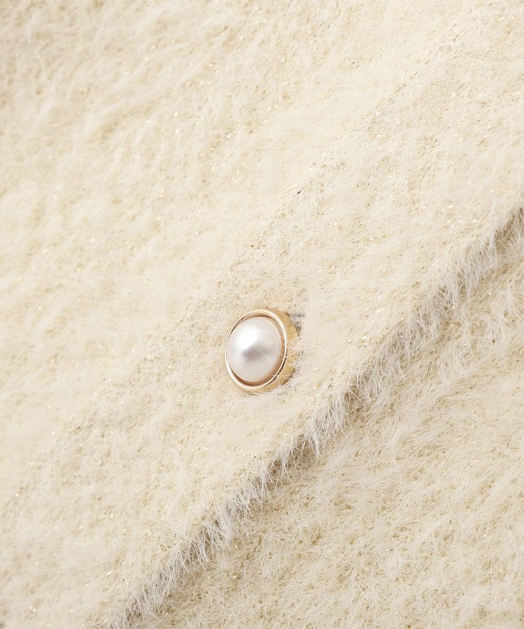 earth music&ecology「Disney/ポイントミッキーラメシャギーカーデ」|カーディガン|