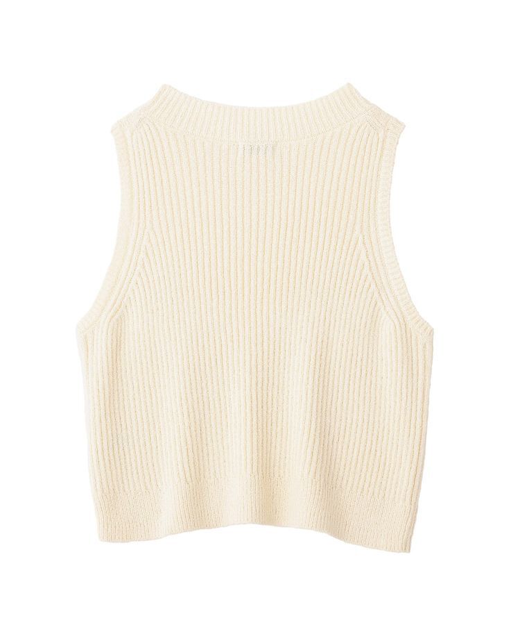 earth music&ecology「クルーネックニットベスト」|ベスト・ジレ|