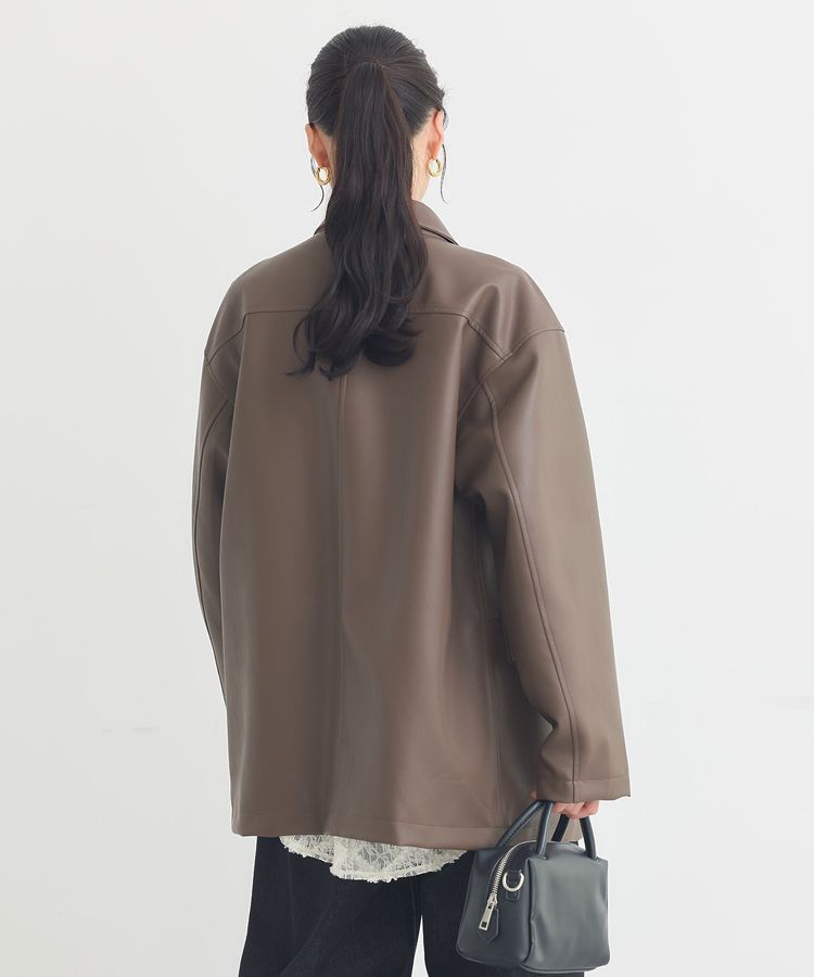 earth music&ecology「CPOシャツジャケット」|ブルゾン・スタジャン|