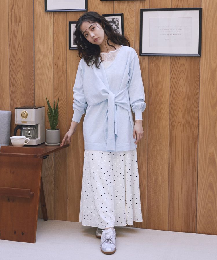 earth music&ecology「チャーム付きWリボンスニーカー」|スニーカー|