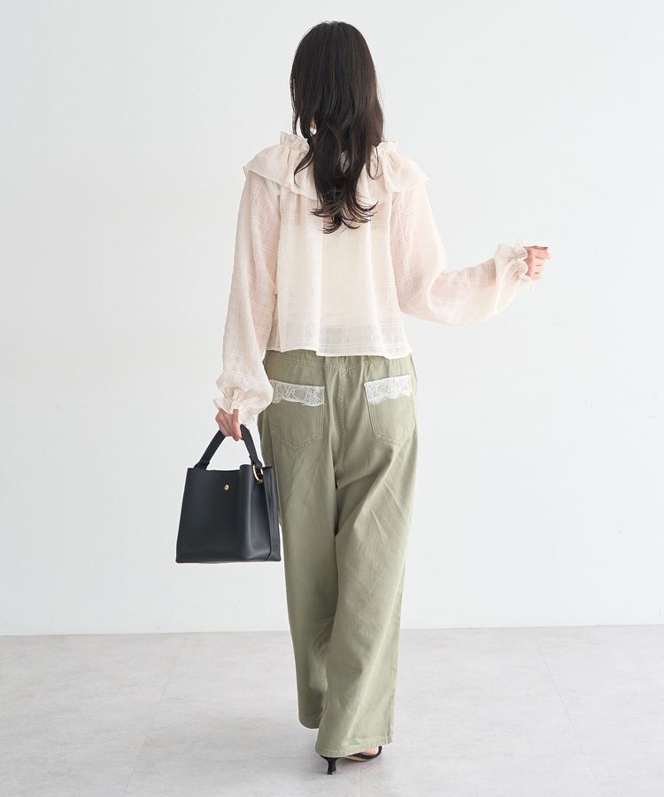 earth music&ecology「ポケットレースカラーパンツ」|その他|