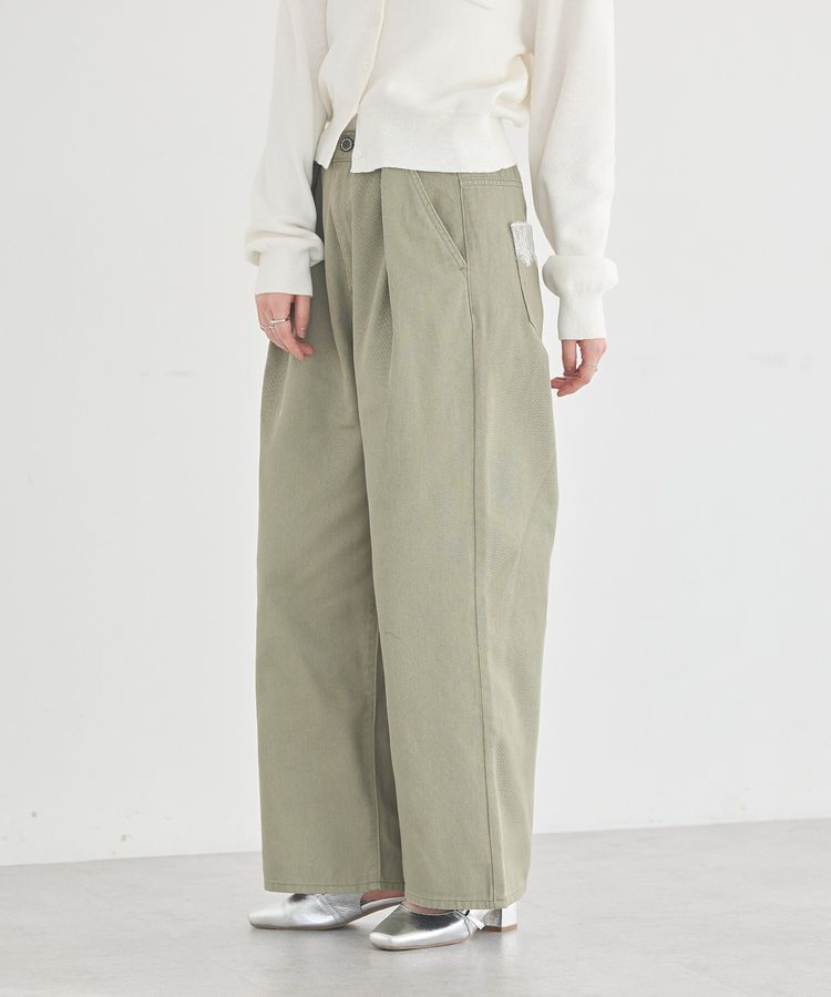 earth music&ecology「ポケットレースカラーパンツ」|その他|