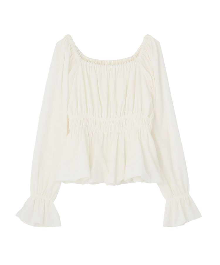 earth music&ecology「バルーンヘムブラウス」|シャツ・ブラウス|