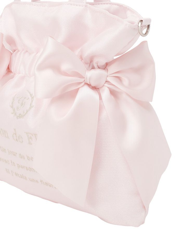 Maison de FLEUR「オーガンジーダブルリボン2Wayトートバッグ」|トートバッグ|