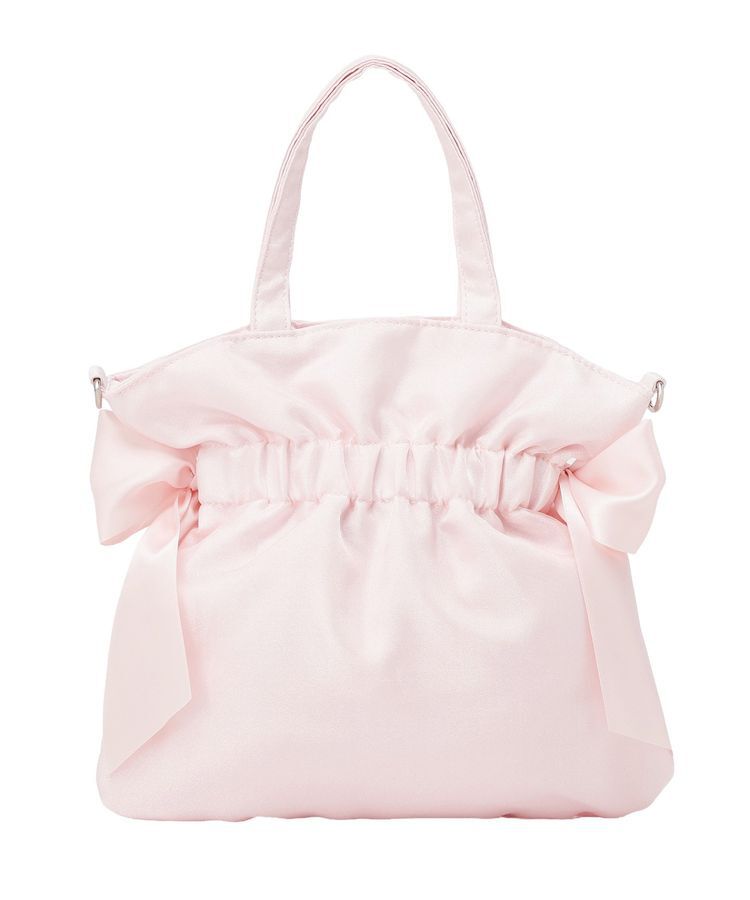 Maison de FLEUR「オーガンジーダブルリボン2Wayトートバッグ」|トートバッグ|