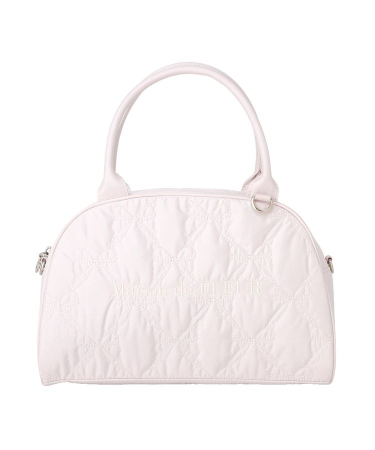 Maison de FLEUR「リボンキルティング2Wayボストンバッグ」|ハンドバッグ|