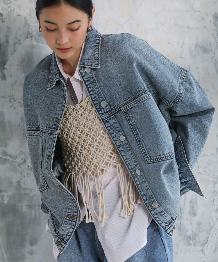 Green Parks「BIGシルエットGジャン」|テーラードジャケット|Sax