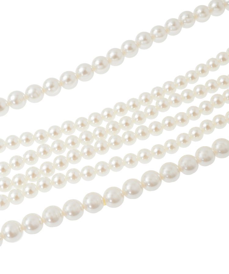 Green Parks「・HALF TIME パール3連ネックレス(金属フリー)」|ネックレス|