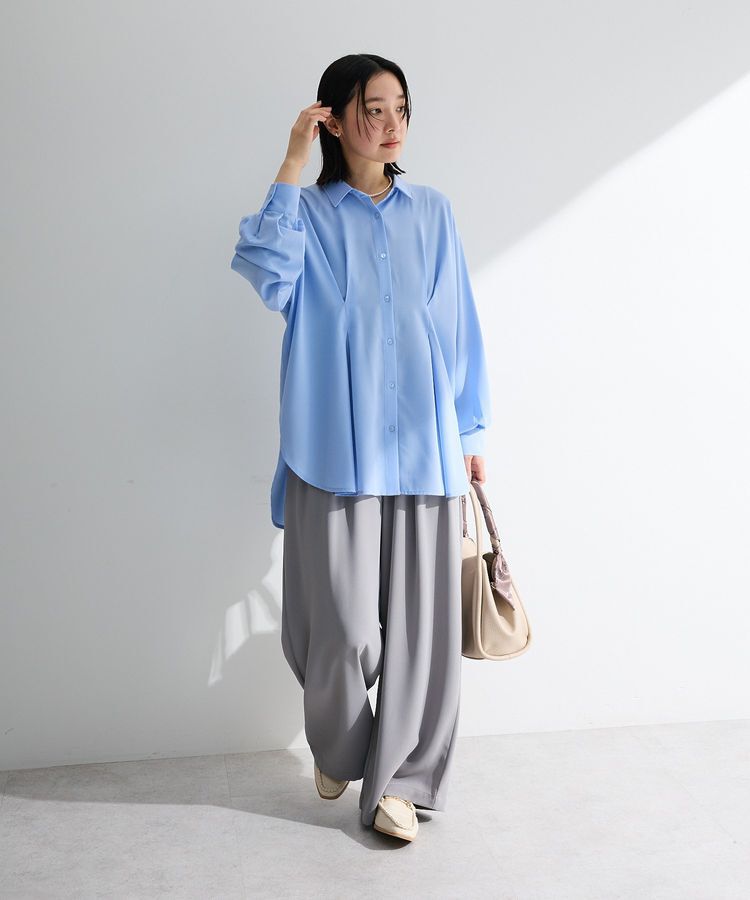 Green Parks「ウエストタックシャツチュニック」|シャツ・ブラウス|