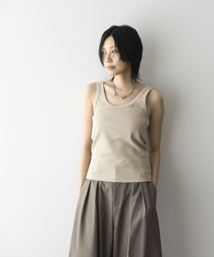 GARAGE OF GOOD CLOTHING「【日本製】FANCTIONALフライスUネックタンクトップ」|インナー|