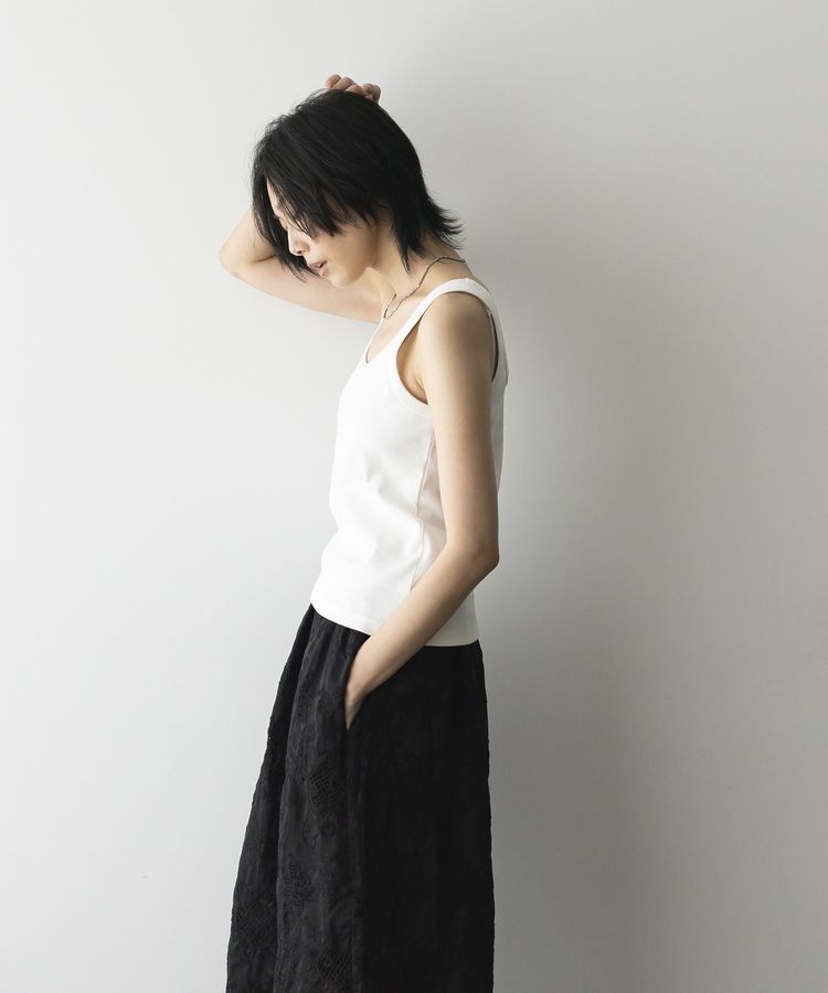 GARAGE OF GOOD CLOTHING「【日本製】FANCTIONALフライスUネックタンクトップ」|インナー|