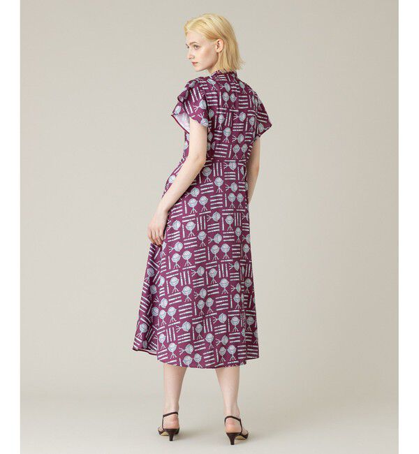 LOULOU WILLOUGHBY「【LOULOU WILLOUGHBY】グローブプリント ワンピース」|ワンピース|