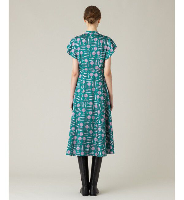 LOULOU WILLOUGHBY「【LOULOU WILLOUGHBY】グローブプリント ワンピース」|ワンピース|