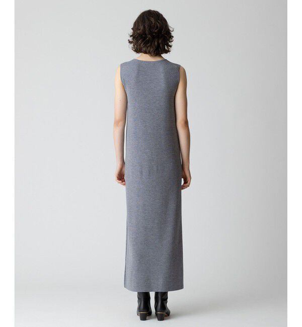 allureville「ハイツイストウール総針ストレートワンピース」|ワンピース|