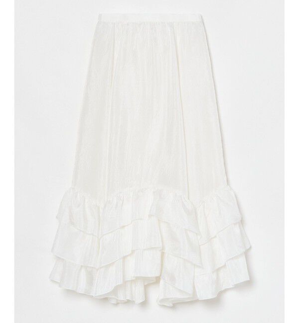 allureville「イレギュラーヘムフリルティアードスカート」|スカート|