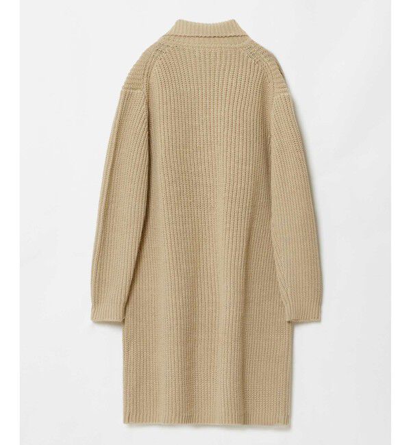 allureville「片畦ニットコート」|ダッフルコート|