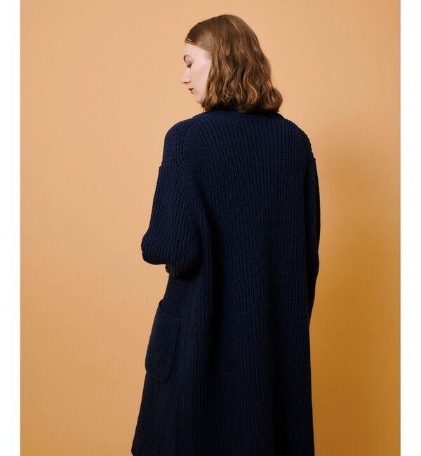 allureville「片畦ニットコート」|ダッフルコート|